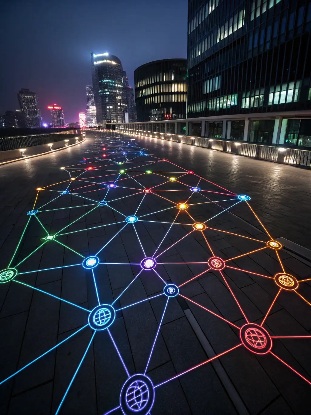 A visual representation of a network map showing connections between various entities, symbolizing influence mapping and ecosystem analysis.